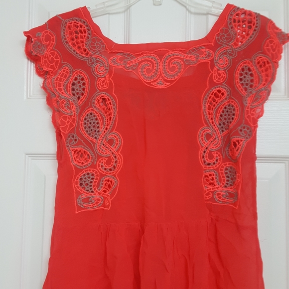 Anthropologie Isato Lace Sleeveless Blouse - Picture 5 of 8